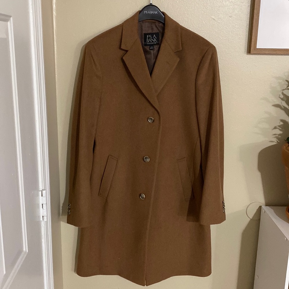 JOS A BANK brown suede men’s jacket